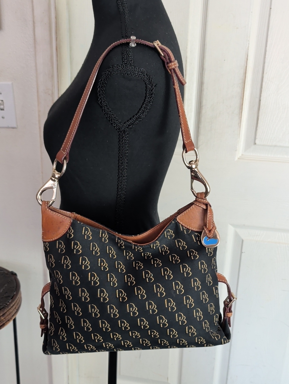 Dooney And Bourke DB Logo Shoulder Bag